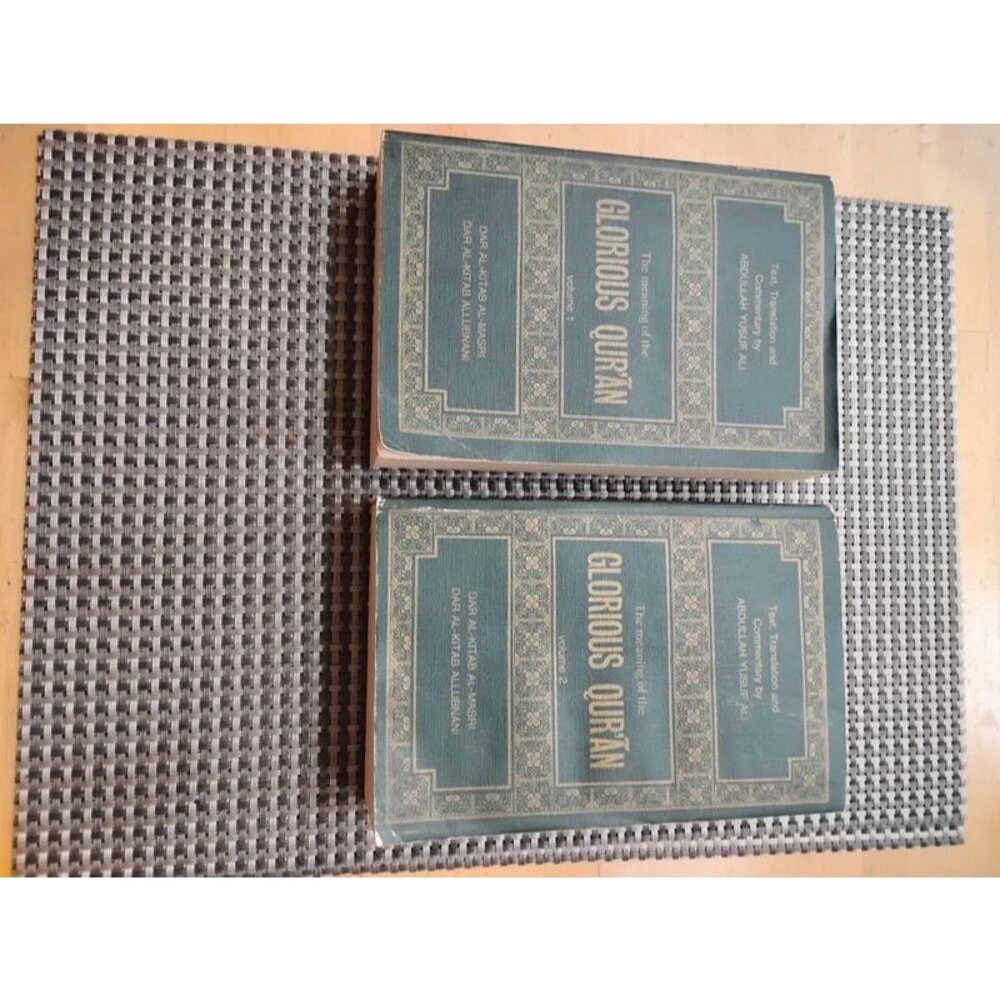 Glorious Quran, volume one and two